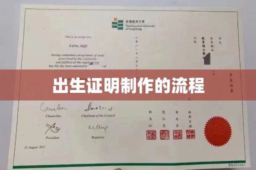九台出生证明制作的流程